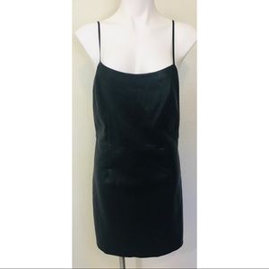 Dirty Ballerina Black Vegan Leather Dress …